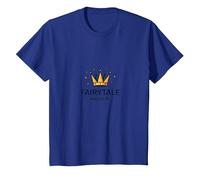 Príncipe Encantador Hadas Material Corona Magia Camiseta, Niños, Azul Real, 12 años