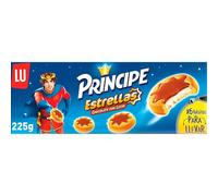 Príncipe Estrellas Galletas Cubiertas de Chocolate con Leche y Crema con leche en Forma de Estrella, 225 g