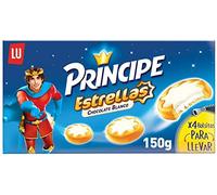 Príncipe Estrellas Galletas Cubiertas de Chocolate con Leche y Rellenas de Crema de Leche en Forma de Estrella, 150g