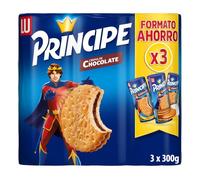 Príncipe Original Galletas Sándwich Rellenas, Chocolate, Pack 3 x 300g