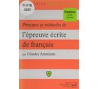 Principes Et Méthodes De Lépreuve Écrite De Français (ebook)