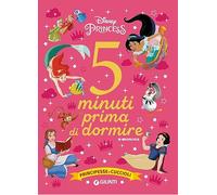 Principesse e cuccioli. Disney princess. 5 minuti prima di dormire. In maiuscolo. Ediz. a colori (Storie da 5 minuti)