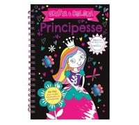 Principesse. Gratta e colora. Ediz. a colori. Ediz. a spirale. Con matita di legno (A pagine aperte)