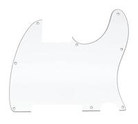 Principiante Golpeador De Guitarra Eléctrica Golpeador De Guitarra Eléctrica 8 Agujeros Estilo Moderno Estándar En Blanco(3Ply White)