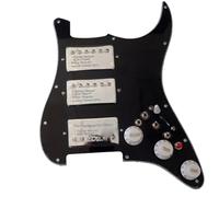 Principiante Golpeador Pastilla HHH Guitarra Cargada St Pickguard Alnico 5 Pastillas Humbucker Interruptor De División De Bobina Arneses De Interruptor Múltiple Para FD ST(A)