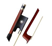 principiante Práctica Arco Violín Arco de violín de sándalo rojo arco de contrapunto de ébano crin Natural arco redondo accesorios para violín(1/4)