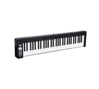 Principiante teclado electrónico Teclado De Piano Plegable De 61 Teclas, Pianos Electrónicos, Sintetizador De Música, Organizadores Musicales, Instrumento (Color : Black)