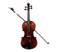 Principiante Tocando Violín Abeto Violín Hecho A Mano Con Higrómetro Caja Cuadrada