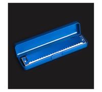 principiantes armonica Armónica 24 Agujeros C Melodía Para Adultos Principiantes Rendimiento Polifónico Práctica De Un Solo Tono Autoestudio(Blue)