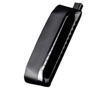 Principiantes Armónica Diatonic Harmonica Key Of C Armónica Cromática De 12 Agujeros Instrumento De Peine De ABS De Una Pieza(Black)