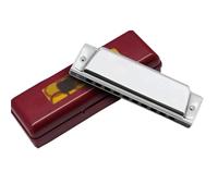 Principiantes Armónica Diatonic Harmonica Key Of C Armónica De 10 Agujeros Instrumento Musical De Arpa De Blues Diatónica(BE Key)