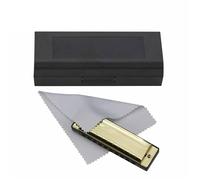 Principiantes Armónica Diatonic Harmonica Key Of C Armónica De Blues De 20 Notas Y 10 Agujeros Con Llave G Instrumento De Viento Madera(3/4)