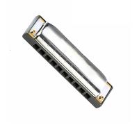 Principiantes Armónica Diatonic Harmonica Key Of C Armónica Diatónica De 10 Agujeros Con Peine De Resina Arpa De Blues Clave De C(Key of F)