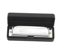 Principiantes Armónica Diatonic Harmonica Key Of C Órgano Bucal De 10 Agujeros Y 20 Tonos Con Llave G Apto Para Entusiastas De La Música Instrumento De Viento Madera Plateado