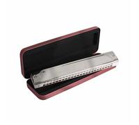 Principiantes Armónica Diatonic Harmonica Key Of C Órgano Bucal Profesional Tremolo De 24 Agujeros Para Músicos Profesionales Adultos(B Key)