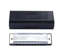 Principiantes Armónica Diatonic Harmonica Key Of C Órgano De Boca De Arpa De Blues Diatónica De 10 Agujeros En Clave De C Instrumento Musical De Lengüeta(3)