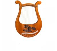 Principiantes arpa Arpa De Caoba De Lira De 19 Cuerdas Instrumento Musical Portátil Llave Para Afinar Para Principiantes Fácil De Aprender(Lotus)