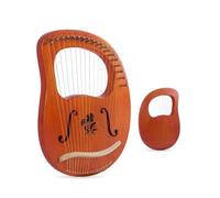 Principiantes arpa Arpa de caoba de madera de 16/19 cuerdas, instrumento Musical clásico con afinación para amantes de la música, fácil de aprender(16A)