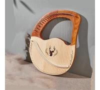 Principiantes arpa Arpa De Lira Arpa De 32 Cuerdas Arpa De Lira De Caoba De Madera Maciza Instrumento Musical Portátil