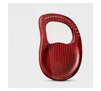 Principiantes arpa Arpa De Lira De 10/16 Cuerdas Piano De Dedo Arpa De Instrumento Musical De Caoba Con Llave Para Afinar Cuerdas De Repuesto Para Principiantes(16 Red)