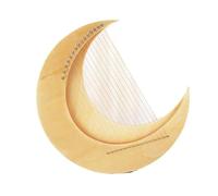 Principiantes arpa Arpa De Lira De 15 Cuerdas Arpa De Dedo De Madera Llave C Piano De Lira Profesional Portátil Instrumentos De Cuerda Para Principiantes(Wood 15)