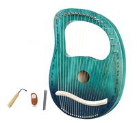 Principiantes arpa Arpa De Lira De 16/19 Cuerdas, Canción De Amor, Música, Laúd De Pulgar, Instrumento De Cuerda, Regalo Con Llave Para Afinar(19 green)