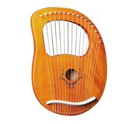 Principiantes arpa Arpa De Lira De 19 Cuerdas Arpa De Madera Instrumento De Cuerda De Metal Incluido Arpa De Tela De Caoba Cuerda De Metal(9)