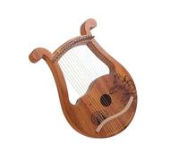 Principiantes arpa Arpa De Lira De 19 Cuerdas Instrumento Musical De Madera Arpa De Lira Con Cuerda De Llave Para Afinar(2)