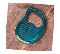 Principiantes arpa Arpa De Lira De Color Azul Instrumento Musical De Piano De 16 Cuerdas Caoba De Madera Con Estampado Bonito Y Llave Para Afinar Bolsa Negra(16 No pattern)