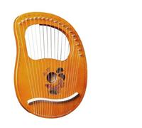 Principiantes arpa Instrumento Musical De Arpa De Madera De Caoba De 19 Cuerdas Para Amantes De La Música Clásica Principiante Fácil De Aprender(Lotus leaf A)