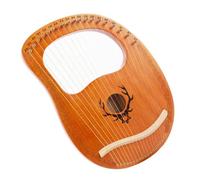 Principiantes arpa Instrumento Musical De Arpa De Madera De Caoba De 19 Cuerdas Para Amantes De La Música Clásica Principiante Fácil De Aprender(Hexagram A)