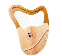 Principiantes arpa Lyre Set Music Harp Small 21/24 /27 Cuerdas Madera Maciza Caoba Instrumento Musical Portátil Principiantes(24)