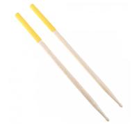 principiantes baquetas 2 Piezas Portes De Arce Portátil Drumsticks Professional De Madera De Madera Múltiples Opciones De Color Para Tambor (Color : Yellow)
