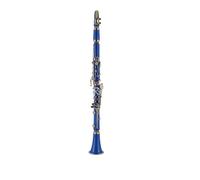 Principiantes Clarinete Clarinete ABS de 17 teclas instrumento de color si bemol para principiantes examen profesional(Blue)