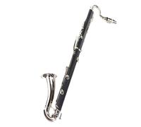 Principiantes Clarinete Clarinete bajo en si bemol Instrumento Baquelita Plateada
