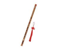 Principiantes Flauta Bambú Flauta de bambú amargo afinada en E instrumento de viento de madera de una sección para principiantes