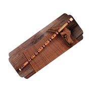 Principiantes Flauta Bambú Flauta de bambú amargo profesional afinada en E instrumento de viento de madera de nivel principiante