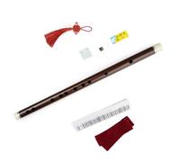 Principiantes Flauta Bambú Flauta de bambú con clave C instrumento de viento de madera hecho a mano adecuada para principiantes y entusiastas Dos opciones de tonalidad(F KEY)