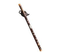 Principiantes Flauta Bambú Flauta de bambú con doble inserción color blanco cobre marrón con llave E adecuada para principiantes y profesionales