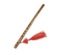 Principiantes Flauta Bambú Flauta de bambú corta con llave E de viento y madera instrumento portátil para principiantes