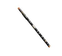 Principiantes Flauta Bambú Flauta de bambú de doble inserción de cobre blanco y negro tono E para principiantes interpretación profesional