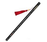 Principiantes Flauta Bambú Flauta de bambú negro con clave F para principiantes instrumento de viento madera de base cero