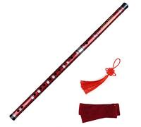 Principiantes Flautas de bambú Flauta Dizi Tradicional China Hecha A Mano, Flauta De Bambú De Dos Secciones, Tecla C/D/E/F/G Para Estudiantes Principiantes Flautas de bambú Instrumento Musical (Color