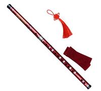 Principiantes Flautas de bambú Flauta Dizi Tradicional China Hecha A Mano, Flauta De Bambú De Dos Secciones, Tecla C/D/E/F/G Para Estudiantes Principiantes Flautas de bambú Instrumento Musical (Color