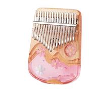 Principiantes Kalimba Kalimba 17 21 Teclas Profesional Pulgar Piano Patrón Teclado Instrumento Musical Presente(17 Sakura)
