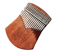 Principiantes Kalimba Piano De Pulgar Madera En Forma Abanico 17 Tonos Llave Mineral Kalimba Portátil Para Adultos Y Principiantes(17 tone Shabili)