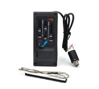 Principiantes pastilla de guitarra acustica 10Set 3 Bandas Mano Derecha Guitarra Acústica EQ Ecualizador Preamplificador Pastilla De Guitarra Con Salida De 6,5 MM Pieza De Guitarra Negra