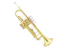 principiantes trompeta Instrumento De Trompeta En Si Bemol Instrumentos De Latón Para Principiantes Introducción A La Trompeta Profesional(Color:Phosphor bronze)