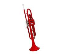 principiantes trompeta Trompeta Clásica Roja B Trompeta Plana Material De Latón Instrumento De Viento Profesional Con Accesorios