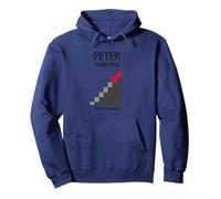 Principio de Peter Peter: Rise to Incompetence Gráfico Sudadera con Capucha, Unisex para Adultos, Azul Marino, XXL